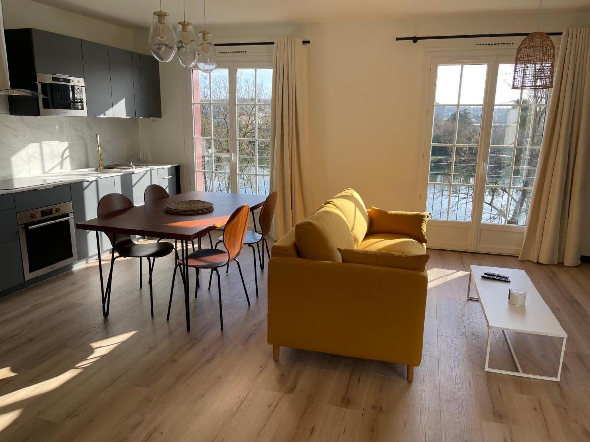 Ambiance Seine, Appartement Lumineux En Bordure De Seine - Chouette Thomery Eksteriør bilde