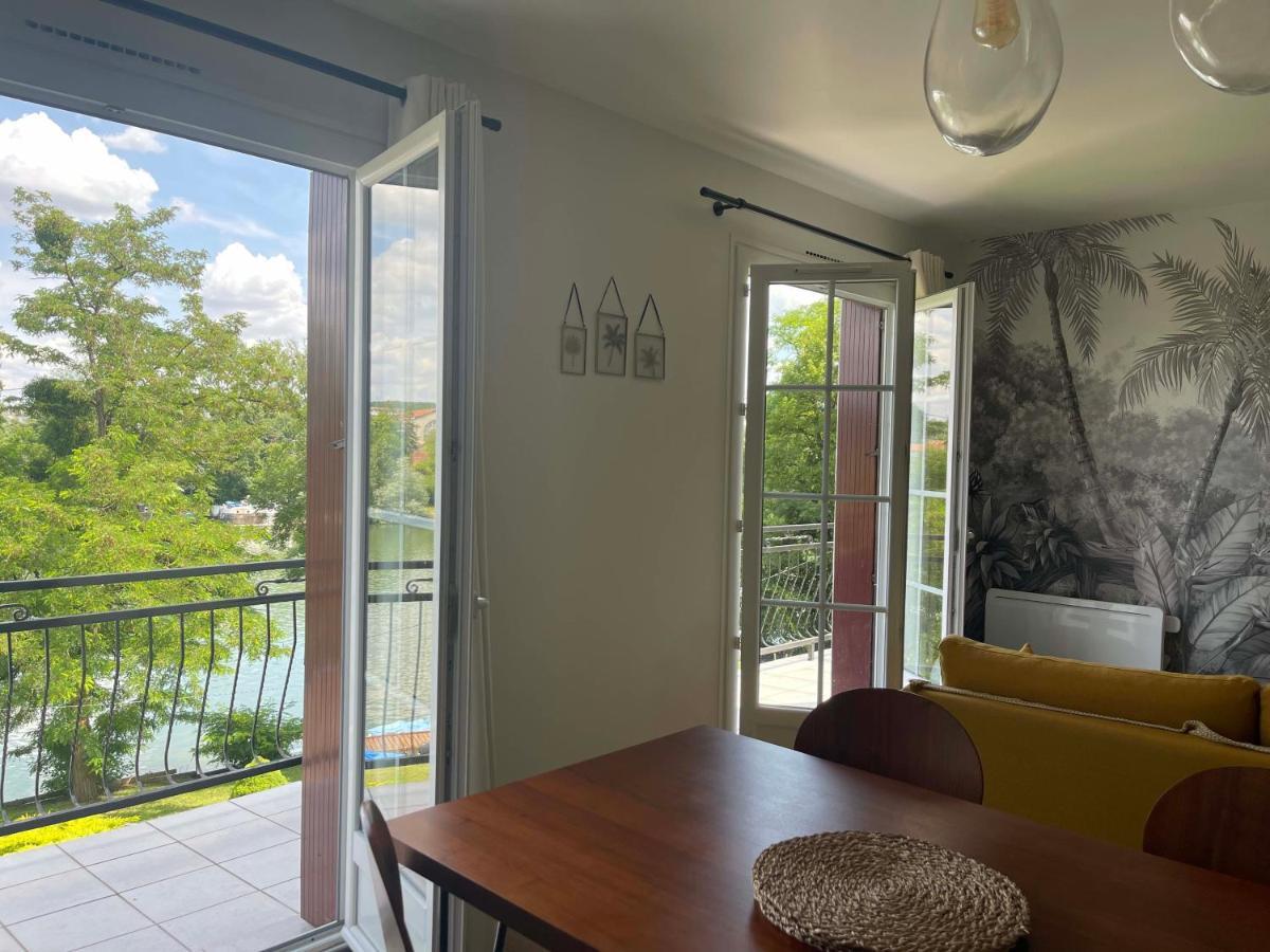 Ambiance Seine, Appartement Lumineux En Bordure De Seine - Chouette Thomery Eksteriør bilde